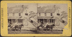 Horse and carriage outside Six Nation Indian Store.