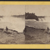 Man standing near top of Horseshoe Falls.