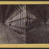 Suspension bridge, interior.