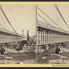 The suspension bridge.