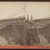 Suspension bridge.