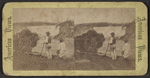 Two men viewing the falls.
