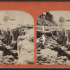 Ice formations at the base of the falls.
