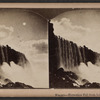 Niagara, Horseshoe Fall from below Goat Island.