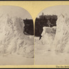 The ice bridge, Niagara.