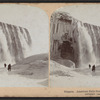 Niagara. American Falls from below, winter.