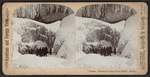 Niagara. Entrance to Cave of the Winds, winter.