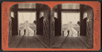 Interior of new Suspension Bridge, Niagara.
