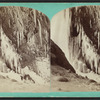 Niagara in winter, Crystal Cave below Table Rock.
