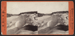 American Fall from the Hog's Back, showing the heavy ice mounds.