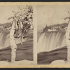 American Fall in winter, from Luna Island, Niagara.