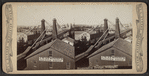 Suspension Bridge, Niagara. [J. W. Atwood's Joiner Shop in foreground.]