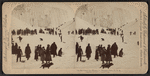 On the great ice mountain, Niagara Falls, U.S.A.