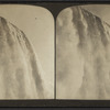 Stupendous volume of falling water, the American Falls from below, Niagara, N.Y.
