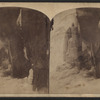 Niagara, Cave of the Winds in winter, beneath the American Falls.