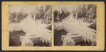 Ice covered foot bridge, Niagara Falls.