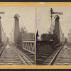 Suspension Bridge [Niagara Falls, railroad tracks].