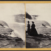 Prospect Point. [Tourists looking down over the falls.]