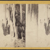 Niagara winter. [Interior view of cave, with icicles.]