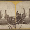 Railroad, top of Suspension Bridge, Niagara Falls.
