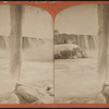 Niagara. Portion of the Horse Shoe Fall from Canada [winter view].