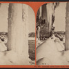 Icicles under Table Rock, Clifton House in distance.
