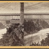 Suspension Bridge, from above Grist Mill.