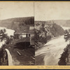 Niagara River, from Suspension Bridge, looking down.