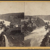Niagara River, from Suspension Bridge, looking down..