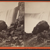 Niagara - The remains of Table Rock and Horse Shoe Fall.