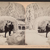 Ice Arch and Shadow Face, Prospect Park, Niagara Falls, U.S.A.