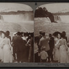 Admiring tourists viewing the Falls, from Prospect Point, Niagara, U.S.A.