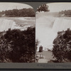 Marble whiteness of the seething waters, American and Luna Falls, Niagara, U.S.A.