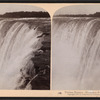 Tireless Niagara, Horse Shoe Falls, from above, U.S.A.
