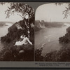 American beauties along Niagara's precipitous banks, looking up towards the Falls, U.S.A.