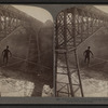 Dixon crossing Niagara below the Great Cantilever Bridge, U.S.A.