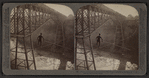 Dixon crossing Niagara below the Great Cantilever Bridge, U.S.A.