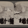 The Great Mountain of frozen spray, below the ice-bound American Falls.