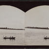 View of boaters in the Hudson River, Lona Island.