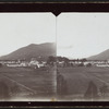 Homes at the foothills of the mountain.