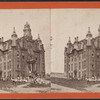 People in front of a church, Schuylerville, N.Y.