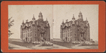 People in front of a church, Schuylerville, N.Y.