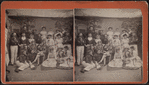 Portrait of a theatrical group.
