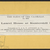 The Laurel House at Kauterskill Falls.