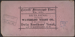 Building used byt the Waterloo Yeast Co. in manufacturing Twin Brothers' Yeast at Waterloo, N.Y.