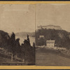 View up the Hudson. Cozzen's Hotel, West Point.