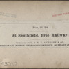 At Southfield, Erie Railway.
