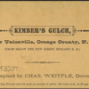 Kimber's Gulch, near Unionville, Orange County, N.Y. (from below the New Jersey Midland R.R.)