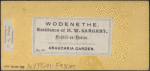Wodenthe, Residence of H.W. Sargent, Fishkill-on-Hudson, Arucaria Garden.