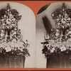 View of Clock made of flowers at Funeral of Rev. W.H. Ferris, Matteawan, N.Y.